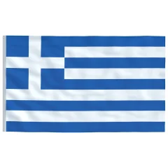vidaXL Grška zastava 90x150 cm