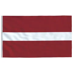 vidaXL Latvijska zastava 90x150 cm