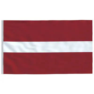 vidaXL Latvijska zastava 90x150 cm
