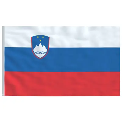vidaXL Slovenska zastava 90x150 cm