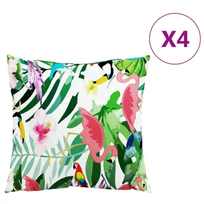 vidaXL Okrasne blazine 4 kosi večbarvne 60x60 cm blago
