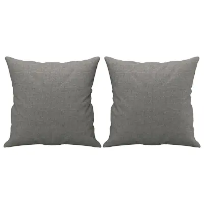 vidaXL Okrasna blazina 2 kosa temno siva 40x40 cm blago