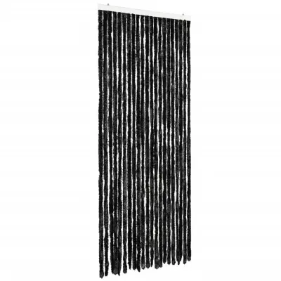 vidaXL Zavesa proti mrčesu antracitna 90x200 cm šenilja
