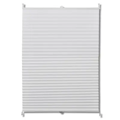 Plise Harmonika Zavese velikost 50 x 150 cm Bele barve