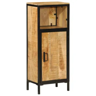 vidaXL Kopalniška omarica 40x27x90 cm trden mangov les