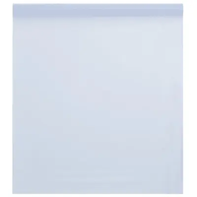 vidaXL Folija za okna statična matirana prozorna bela 90x1000 cm PVC