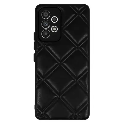 URBIE Leather 3D Black ovitek za telefon Samsung Galaxy A33 5G