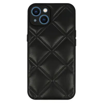 URBIE Leather 3D Black ovitek za telefon Iphone 14