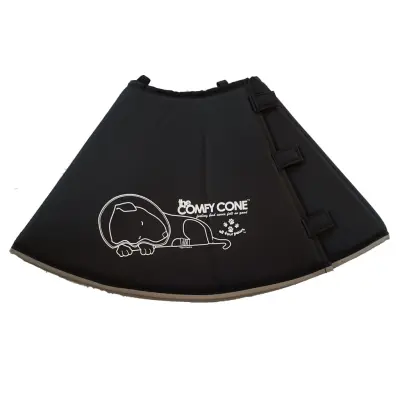 All Four Paws Zaščitni ovratnik Comfy Cone L 25 cm črn