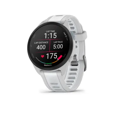 GARMIN Forerunner 165 Music sivo/bela pametna ura