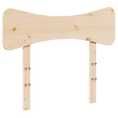 vidaXL Vzglavje 75 cm trdna borovina