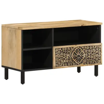 vidaXL TV omarica 80x33x46 cm trden mangov les