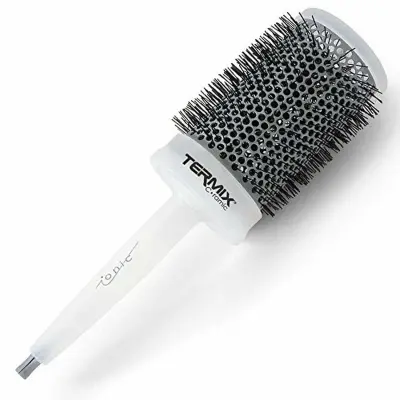 Okrogla krtača Termix C-Ramic Ionic Bela (Ø 60 mm)