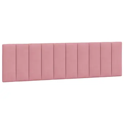 vidaXL Vzglavna stranica roza 180 cm žamet