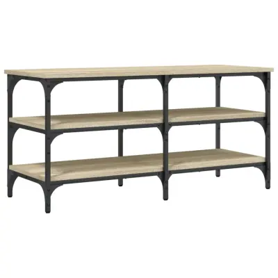 vidaXL Klop za čevlje sonoma hrast 100x38,5x49 cm inženirski les