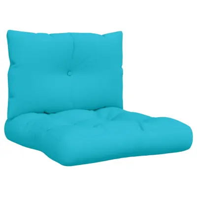 vidaXL Blazina za palete 2 kosa turkizno oxford blago