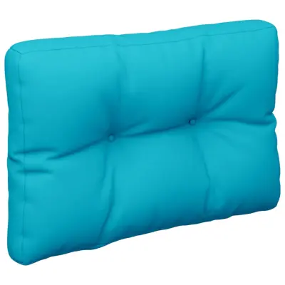 vidaXL Blazina za palete turkizna 50x40x12 cm blago