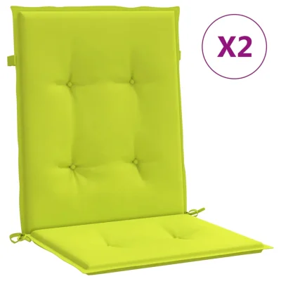 vidaXL Blazine za vrtne stole 2 kosa svetlo zelene 100x50x3 cm oxford