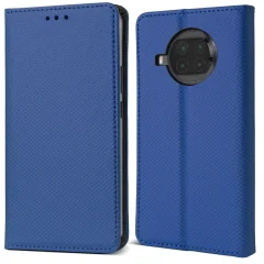 MOOZY temno modra pametna magnetna preklopna torbica za telefon Xiaomi Mi 10T Lite 5G