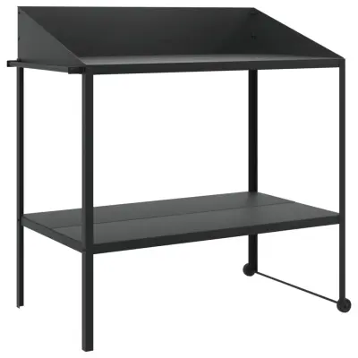 vidaXL Stojalo za rastline antracit 100x54,5x100 cm pocinkano jeklo