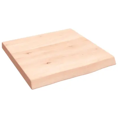 vidaXL Kopalniški pult 40x40x(2-4) cm neobdelan trden les