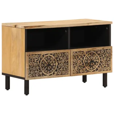 vidaXL TV omarica 70x33x46 cm trden mangov les