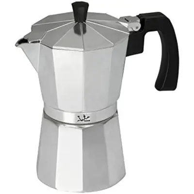 Italijanski Kuhalnik za Kavo JATA CCA6          * Srebrna Aluminij 6 Skodelice
