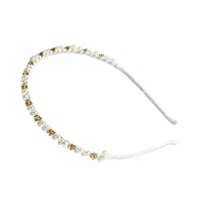Diadem Inca   Kovina Pisana Perlice