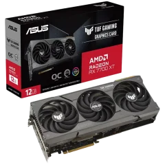 ASUS AMD Radeon TUF Gaming RX 7700 XT OC Edition | 12GB | GDDR6 | VGA | PCIe 4.0 | HDMI 3xDisplayPort | Gaming Grafična Kartica