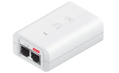 INYECTOR POE UBIQUITI POE-24-12W-WH-POE Adapter 24V 5A 10/100 Blanco