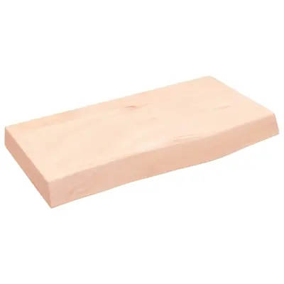vidaXL Kopalniški pult 60x30x(2-6) cm neobdelan trden les