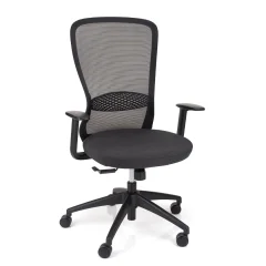 ERGOLES Aeroflex BX pisarniški stol črne barve brez vzglavnika