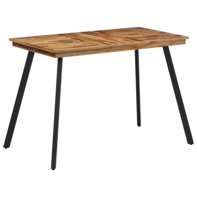 vidaXL Jedilna miza 120x62x76 cm trdna tikovina