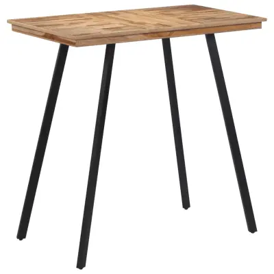 vidaXL Barska miza 110x55x105 cm trdna tikovina