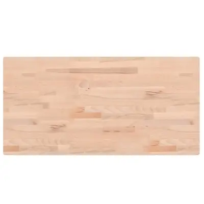 vidaXL Kopalniški pult 100x50x4 cm trdna bukovina
