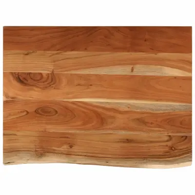 vidaXL Kopalniški pult 80x60x2,5 cm pravokoten trden akacijev les