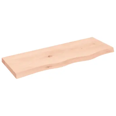 vidaXL Kopalniški pult 80x30x(2-4) cm neobdelan trden les