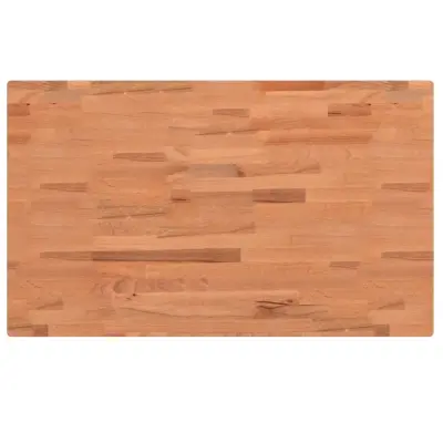 vidaXL Kopalniški pult 100x60x4 cm trdna bukovina