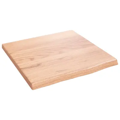 vidaXL Kopalniški pult svetlo rjav 40x40x2 cm obdelan trden les
