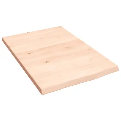 vidaXL Kopalniški pult 40x60x2 cm neobdelan trden les