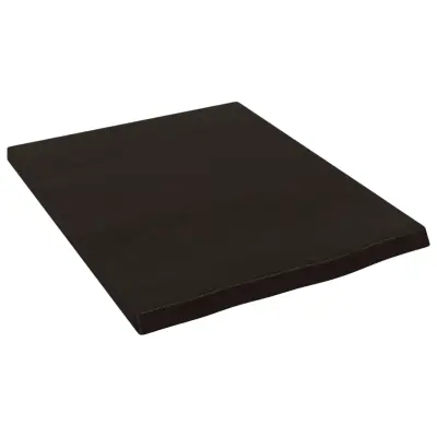 vidaXL Kopalniški pult temno siv 40x50x2 cm obdelan trden les