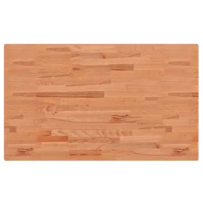 vidaXL Kopalniški pult 100x60x1,5 cm trdna bukovina