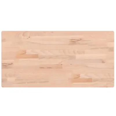 vidaXL Kopalniški pult 80x40x2,5 cm trdna bukovina