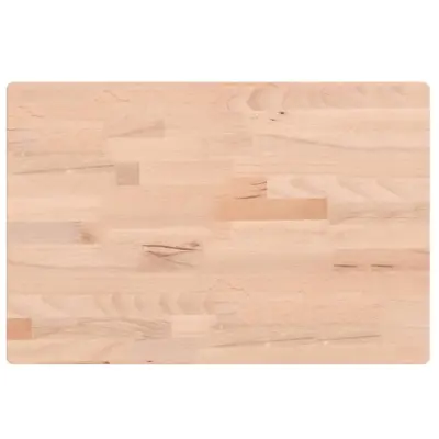 vidaXL Kopalniški pult 60x40x2,5 cm trdna bukovina