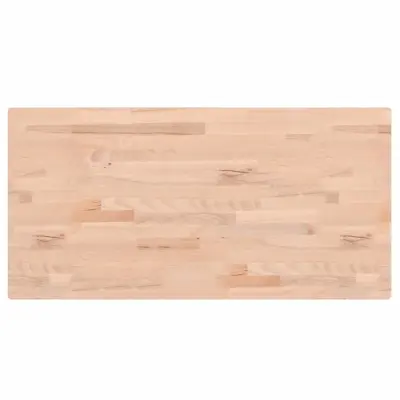 vidaXL Kopalniški pult 80x40x1,5 cm trdna bukovina