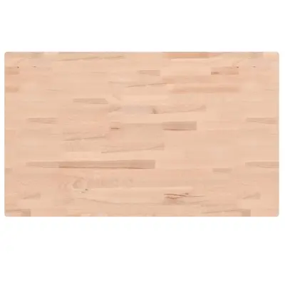 vidaXL Kopalniški pult 100x60x4 cm trdna bukovina