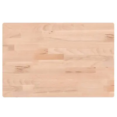 vidaXL Kopalniški pult 60x40x1,5 cm trdna bukovina