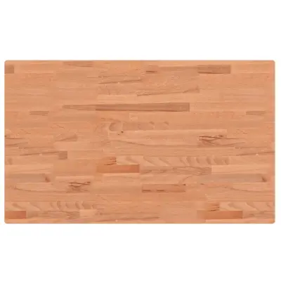 vidaXL Kopalniški pult 100x60x2,5 cm trdna bukovina
