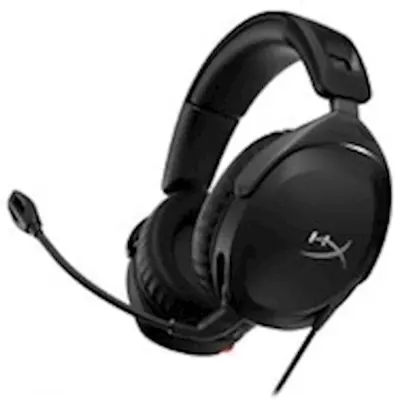Hyperx 519T1AA Cloud Stinger 2-lahka pretirana slušalka z mikrofonom, funkcijo vrtljivega do moš, 50 mm gonilniki, združljivi z računalnikom, črna
