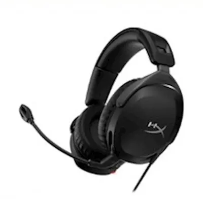 Hyperx 519T1AA Cloud Stinger 2-lahka pretirana slušalka z mikrofonom, funkcijo vrtljivega do moš, 50 mm gonilniki, združljivi z računalnikom, črna